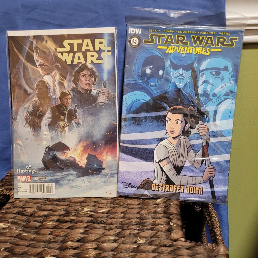Marvel Star Wars Comic Lot,Kids/Adults Hastings Variant & Loot Crate Exclusive